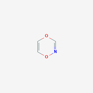 molecular formula C3H3NO2 B092538 1,4,2-Dioxazine CAS No. 17491-51-9