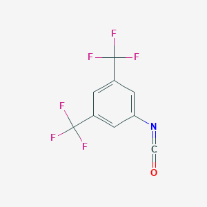 molecular formula C9H3F6NO B092546 3,5-Bis(trifluoromethyl)phenyl isocyanate CAS No. 16588-74-2