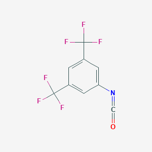 molecular formula C9H3F6NO B092546 1-Isocyanato-3,5-bis(trifluoromethyl)benzene CAS No. 16588-74-2