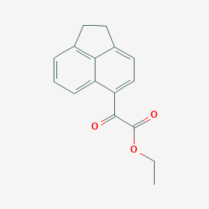 molecular formula C16H14O3 B009255 Ethyl 5-acenaphthoylformate CAS No. 101110-21-8