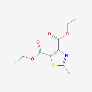 molecular formula C10H13NO4S B092553 diethyl 2-methylthiazole-4,5-dicarboxylate CAS No. 18903-17-8