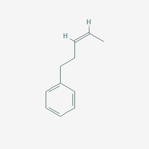molecular formula C11H14 B092559 Benzene, 3-pentenyl-, (Z)- CAS No. 16487-65-3