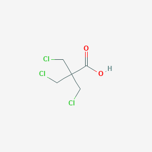 molecular formula C5H7Cl3O2 B092564 3-Chloro-2,2-bis(chloromethyl)propanoic acid CAS No. 17831-70-8