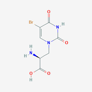 molecular formula C7H8BrN3O4 B009257 Bromo-willardiine CAS No. 19772-78-2