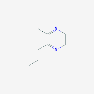 molecular formula C8H12N2 B092574 2-Methyl-3-propylpyrazine CAS No. 15986-80-8