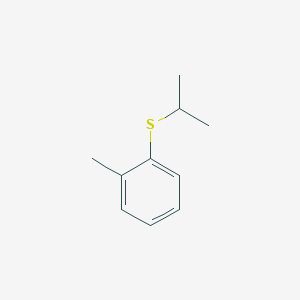molecular formula C10H14S B092579 Benzene, 1-methyl-2-[(1-methylethyl)thio]- CAS No. 15560-98-2