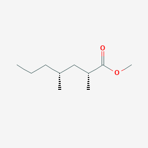 Heptanoic acid, 2,4-dimethyl-, methyl ester, (R,R)-(-)-
