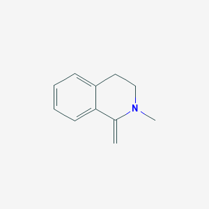 molecular formula C11H13N B092583 2-Methyl-1-methylene-1,2,3,4-tetrahydroisoquinoline CAS No. 16585-04-9