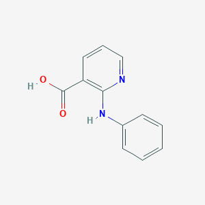 molecular formula C12H10N2O2 B092585 2-(Phenylamino)nicotinic acid CAS No. 16344-24-4