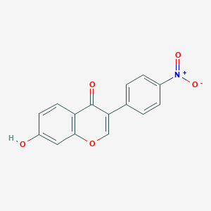 molecular formula C15H9NO5 B092589 7-羟基-4'-硝基异黄酮 CAS No. 15485-80-0