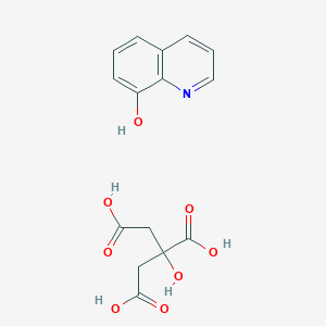molecular formula C15H15NO8 B092591 8-羟基喹啉柠檬酸盐 CAS No. 134-30-5