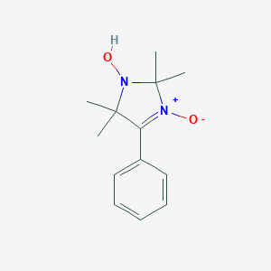 molecular formula C13H18N2O2 B092604 2,2,5,5-Tetramethyl-4-phenyl-1-imidazolidinol 3-oxide CAS No. 18796-01-5