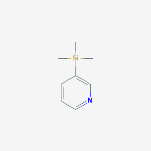 molecular formula C8H13NSi B092606 3-(Trimethylsilyl)pyridine CAS No. 17379-37-2