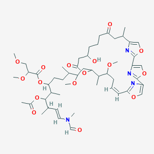 molecular formula C51H74N4O16 B009261 Ulapualide B CAS No. 100045-74-7