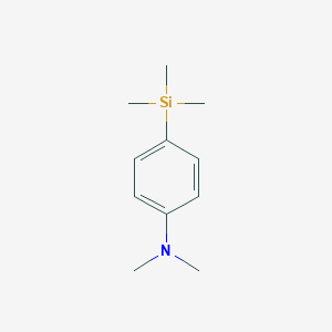 molecular formula C11H19NSi B092610 1-Dimethylamino-4-trimethylsilylbenzene CAS No. 16087-24-4