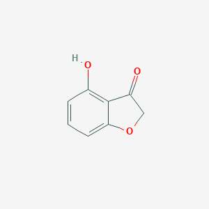 molecular formula C8H6O3 B092616 4-Hydroxybenzofuran-3(2H)-one CAS No. 19278-81-0