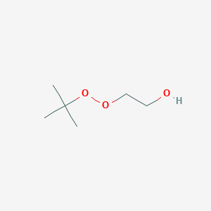 molecular formula C6H14O3 B092619 ETHANOL,2-[(1,1-DIMETHYLETHYL)DIOXY]- CAS No. 15476-85-4