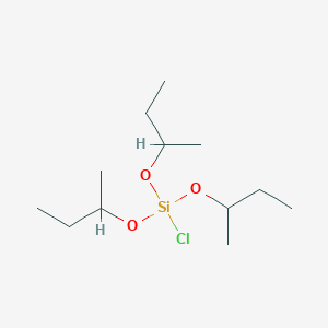 molecular formula C12H27ClO3Si B092623 tri(butan-2-yloxy)-chlorosilane CAS No. 18105-63-0