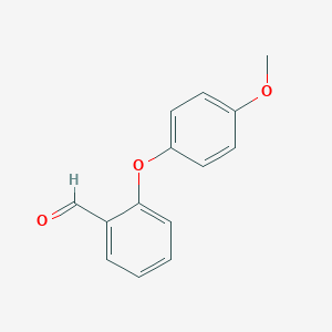 molecular formula C14H12O3 B092629 2-(4-Methoxyphenoxy)benzaldehyde CAS No. 19434-36-7