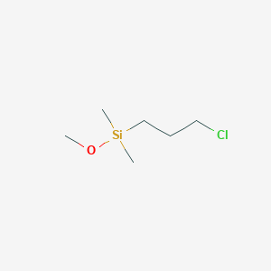 molecular formula C6H15ClOSi B092647 (3-Chloropropyl)methoxydimethylsilane CAS No. 18171-14-7