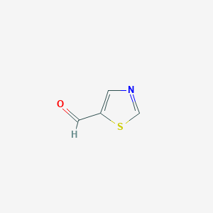 molecular formula C4H3NOS B092649 噻唑-5-甲醛 CAS No. 1003-32-3