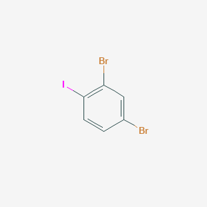 molecular formula C6H3Br2I B092650 2,4-Dibromo-1-iodobenzene CAS No. 19393-94-3