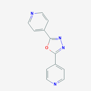 molecular formula C12H8N4O B092651 2,5-Bis(4-pyridyl)-1,3,4-oxadiazole CAS No. 15420-02-7