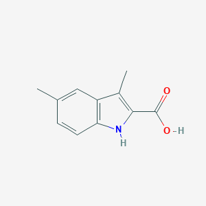 molecular formula C11H11NO2 B092654 3,5-二甲基-1H-吲哚-2-羧酸 CAS No. 16381-45-6