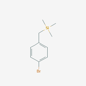 molecular formula C10H15BrSi B092656 (4-Bromobenzyl)trimethylsilane CAS No. 17095-20-4