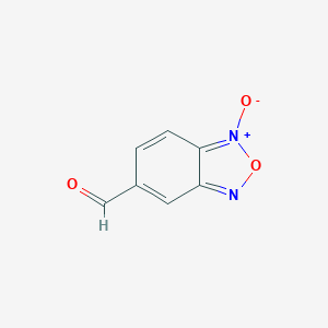 molecular formula C7H4N2O3 B092671 2,1,3-Benzoxadiazole-5-carbaldehyde 1-oxide CAS No. 19164-42-2