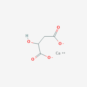 molecular formula C4H5CaO5<br>C4H4CaO5 B092676 苹果酸钙 CAS No. 16426-50-9