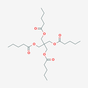 molecular formula C25H44O8 B092680 Pentaerythritol tetravalerate CAS No. 15834-04-5