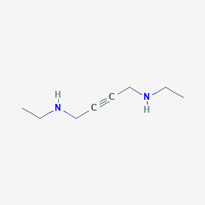 molecular formula C8H16N2 B092681 2-Butyne-1,4-diamine, N,N'-diethyl- CAS No. 112-22-1