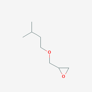 molecular formula C8H16O2 B092682 ((Isopentyloxy)methyl)oxirane CAS No. 15965-97-6