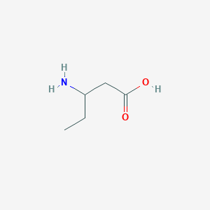 molecular formula C5H11NO2 B092683 3-Aminopentanoic acid CAS No. 18664-78-3
