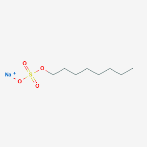 molecular formula C8H17NaO4S B092688 Sodium octyl sulfate CAS No. 142-31-4