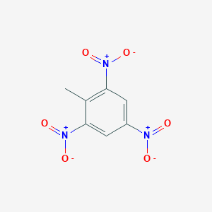 molecular formula C7H5N3O6<br>C6H2(CH3)(NO2)3<br>C7H5N3O6 B092697 2,4,6-Trinitrotoluene CAS No. 118-96-7