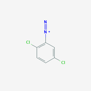 molecular formula C6H3Cl2N2+ B092701 2,5-Dichlorobenzenediazonium CAS No. 15470-55-0