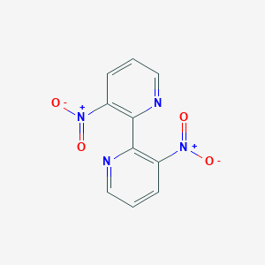 molecular formula C10H6N4O4 B092715 3,3'-Dinitro-2,2'-bipyridyl CAS No. 1024-94-8