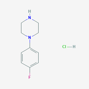 molecular formula C10H14ClFN2 B092716 1-(4-Fluorophenyl)piperazine hydrochloride CAS No. 16141-90-5