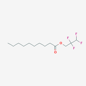 molecular formula C13H22F4O2 B092718 2,2,3,3-Tetrafluoropropyl decanoate CAS No. 18770-64-4