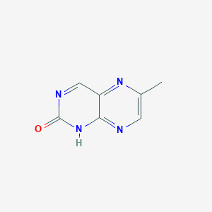 molecular formula C7H6N4O B092721 6-methyl-1H-pteridin-2-one CAS No. 16041-23-9