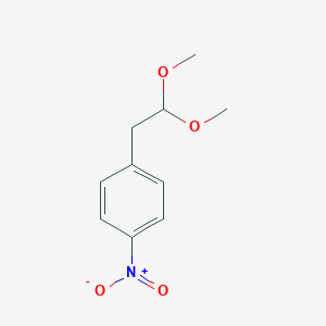 molecular formula C10H13NO4 B092737 1-(2,2-Dimethoxyethyl)-4-nitrobenzene CAS No. 18436-62-9