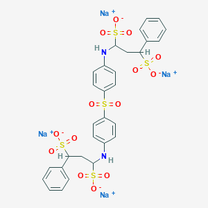 molecular formula C30H28N2Na4O14S5 B092740 Solasulfone CAS No. 133-65-3