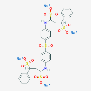 molecular formula C30H28N2O14S5.4Na B092740 Solasulfone CAS No. 133-65-3
