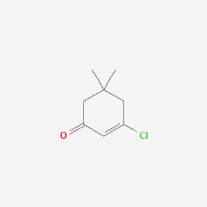 molecular formula C8H11ClO B092743 3-Chloro-5,5-dimethyl-2-cyclohexen-1-one CAS No. 17530-69-7