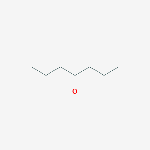 molecular formula C7H14O<br>(CH3CH2CH2)2CO<br>C7H14O B092745 4-Heptanone CAS No. 123-19-3