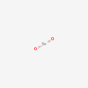 molecular formula SnO2<br>O2Sn B092752 Tin(IV) oxide CAS No. 18232-10-5