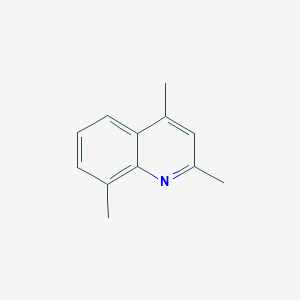 molecular formula C12H13N B092759 2,4,8-Trimethylquinoline CAS No. 18441-61-7