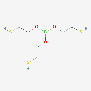 molecular formula C6H15BO3S3 B092762 Tri(2-mercaptoethyl) borate CAS No. 15582-80-6